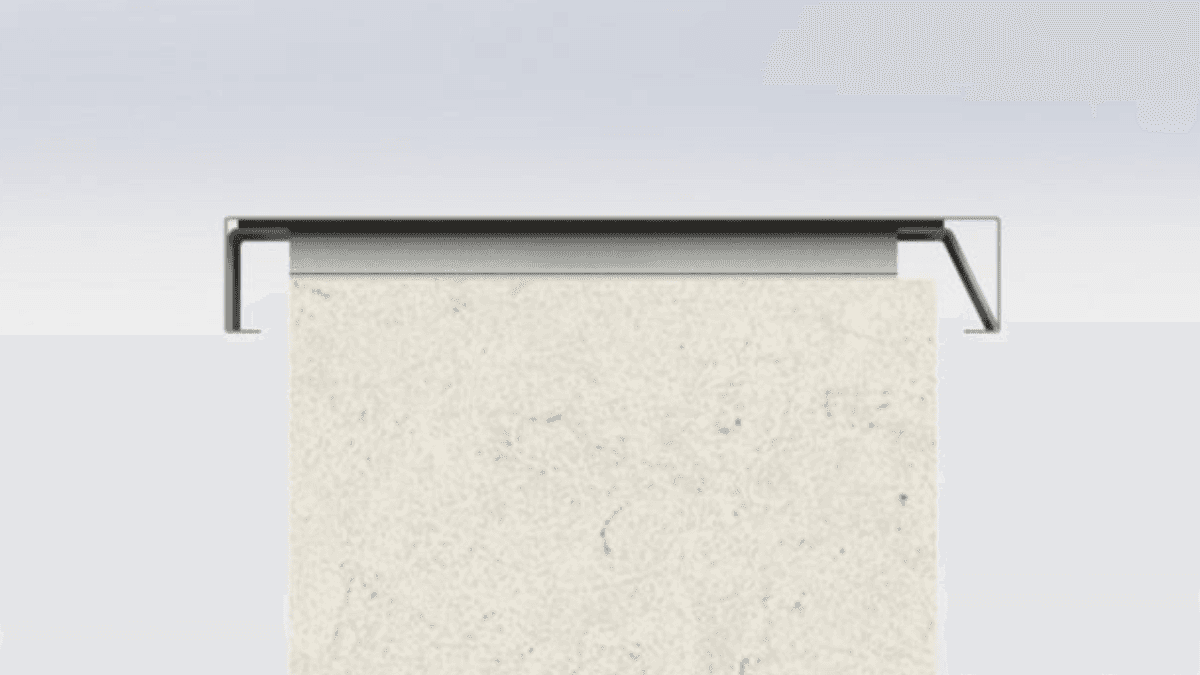 Sistema rápido de montaje y totalmente impermeabilizado con el sistema de juntas Alu-Click